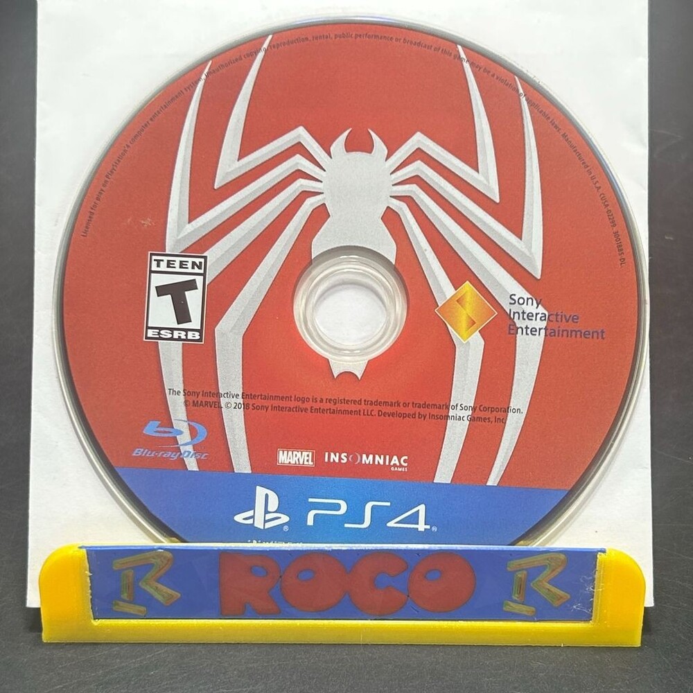 Marvel's Spider-Man PS4 (PlayStation 4, 2018) Action Adventure Disc Only